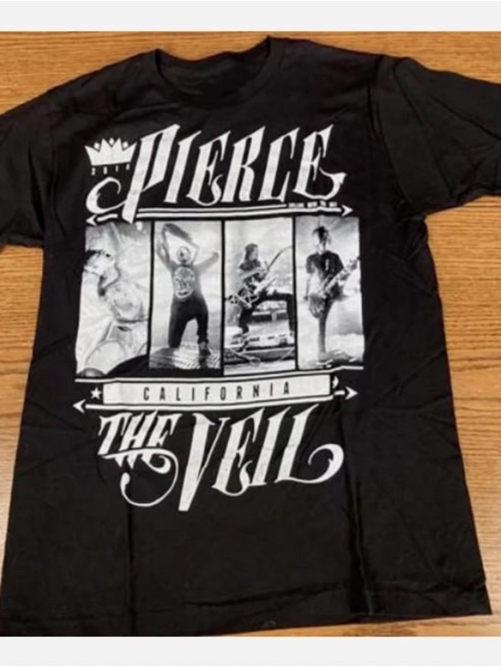 Gildan Black Pierce The Veil Graphic Tee